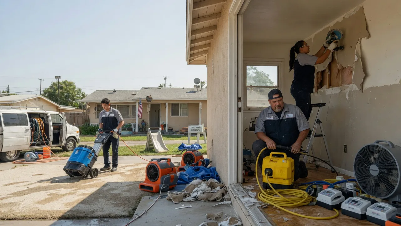 Water Damage Restoration in Tipton, CA near me